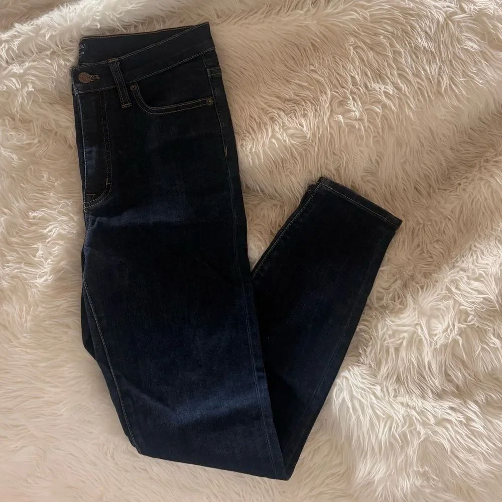 J. Crew Dark Indigo Skinny Jeans